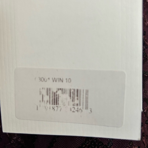 Mac Duggal 68001 NWT LACE EMBELLISHED LONG SLEEVE RUFFLE HEM DRESS - Picture 6 of 7